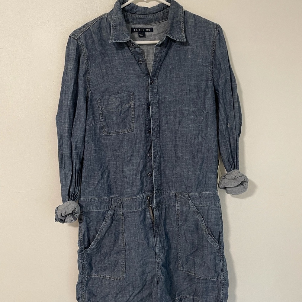 Level 99 denim romper